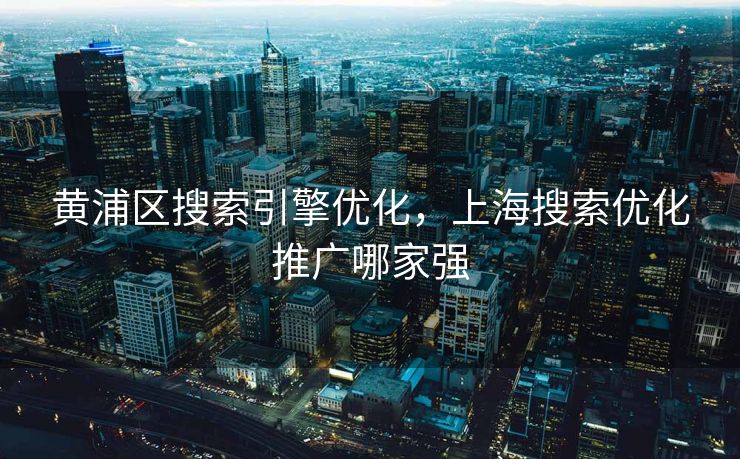 黄浦区搜索引擎优化，上海搜索优化推广哪家强